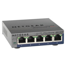 Netgear 5-Port PoE Gigabit Ethernet Plus Switch (GS105PE)