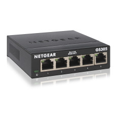 Netgear GS305 Unmanaged L2 Gigabit Ethernet (10/100/1000) Black